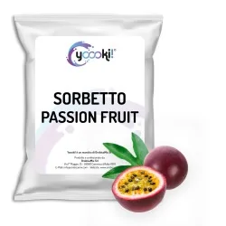 Preparato in polvere per sorbetto al gusto passion fruit 1kg Yoooki