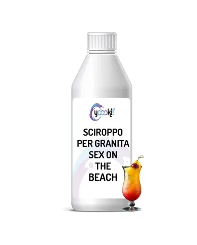 Sciroppo per granita sex on the beach in bottiglia 1kg Yoooki