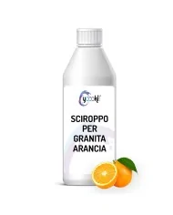 Sciroppo per granita all'arancia in bottiglia 1kg Yoooki