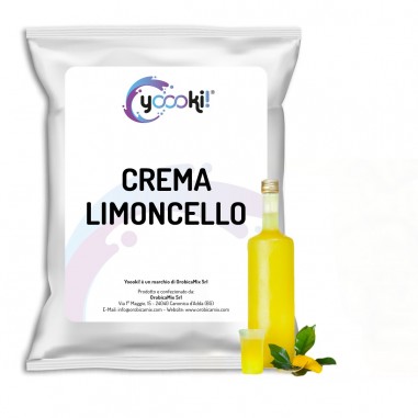 Preparato in polvere per Crema al gusto limoncello 900 grammi Yoooki