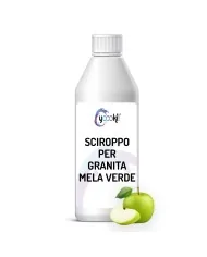 Sciroppo per granita alla mela verde in bottiglia 1kg Yoooki