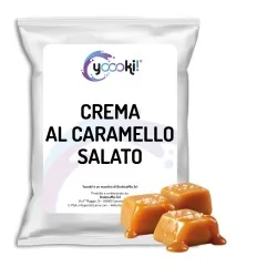 Preparato in polvere per Crema al caramello salato 900 grammi Yoooki
