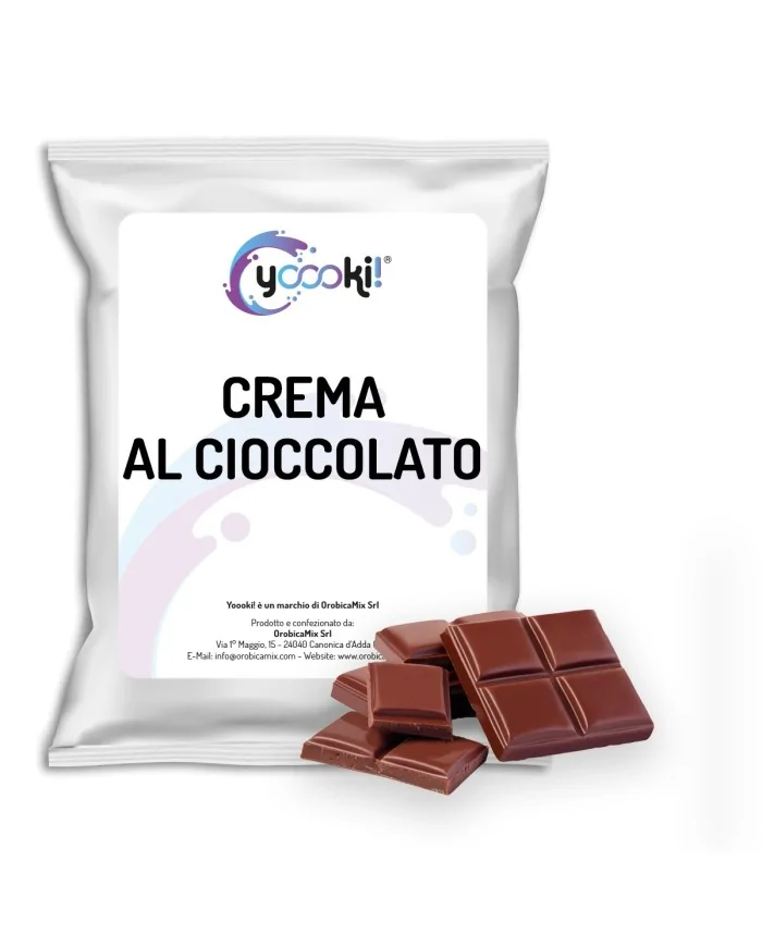 Preparato in polvere per Crema al cioccolato 900 grammi Yoooki
