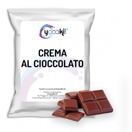 Preparato in polvere per Crema al cioccolato 900 grammi Yoooki