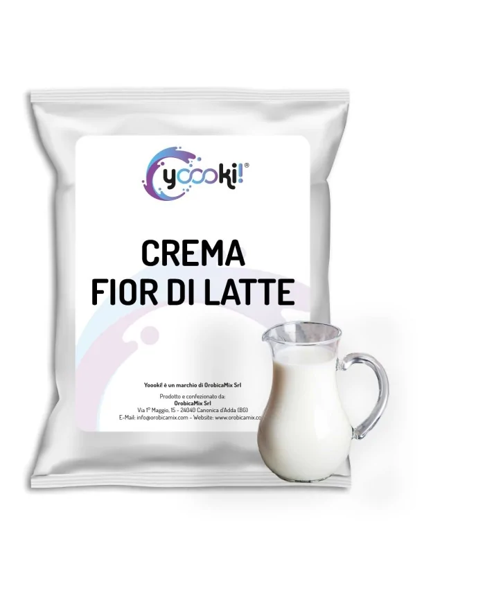 Preparato in polvere per Crema fior di latte 900 grammi Yoooki