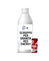 Sciroppo per granita red energy in bottiglia 1kg Yoooki