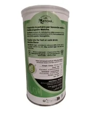 Bevanda calda o fredda al gusto Matcha latte in barattolo