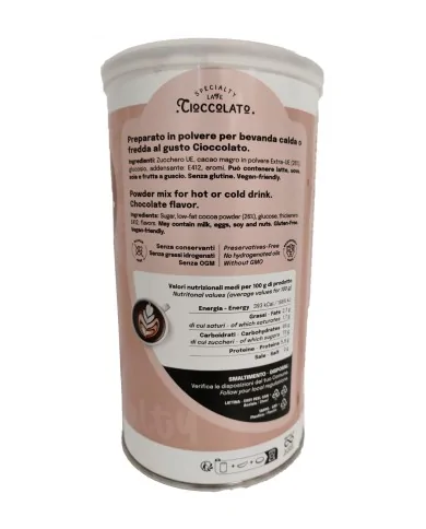 Bevanda calda o fredda al gusto Cioccolato al latte in barattolo