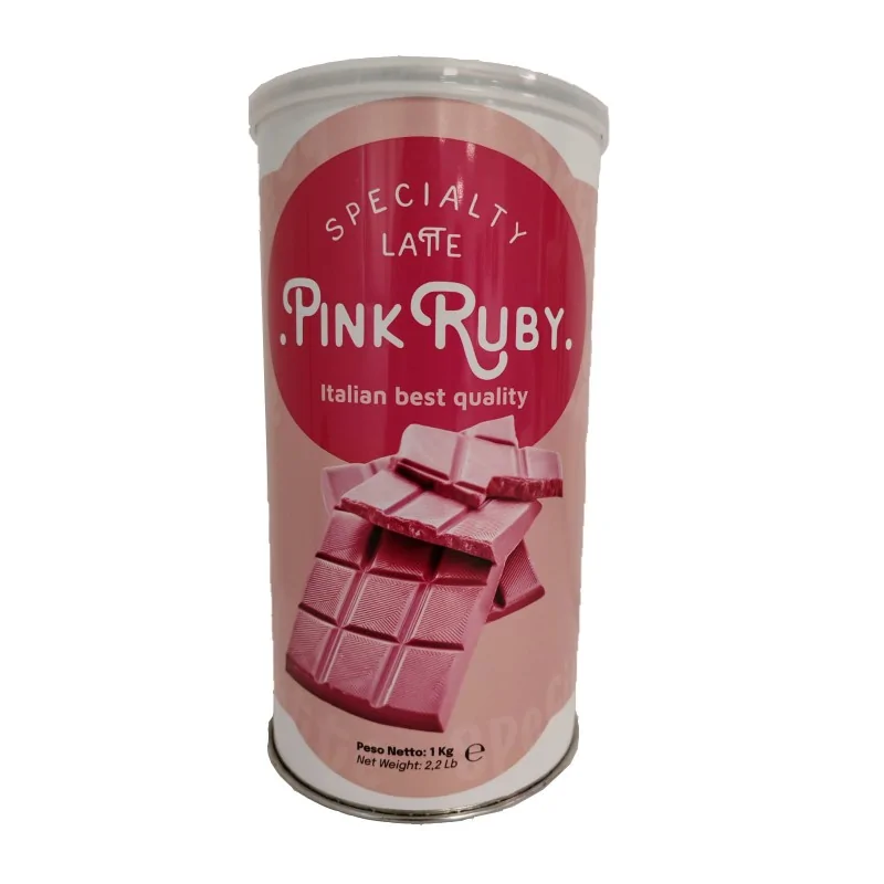 Bevanda calda o fredda al gusto cioccolato Ruby in barattolo