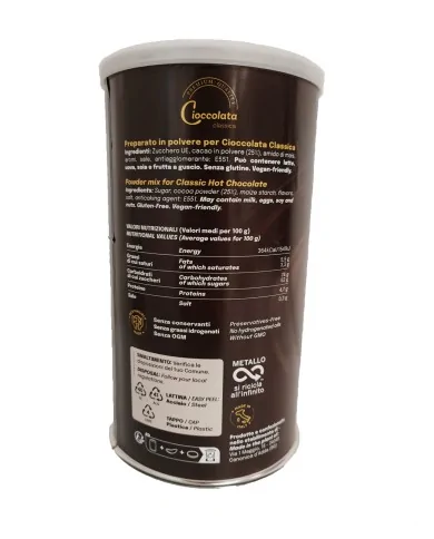Preparato in polvere per Cioccolata Classica in barattolo - Yoooki