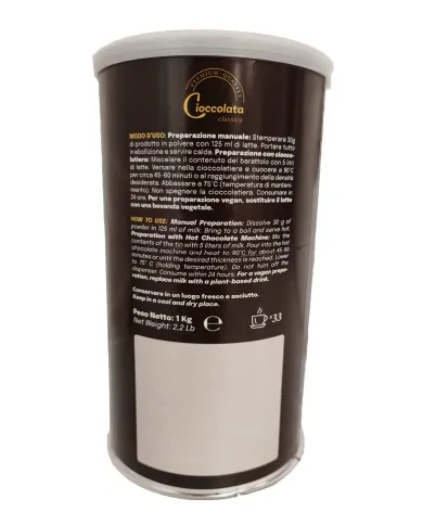 Preparato in polvere per Cioccolata Classica in barattolo - Yoooki