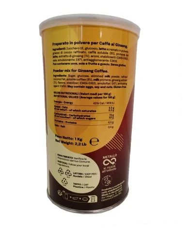 Barattolo da 1 kg per Caffè al Ginseng  - Yoooki