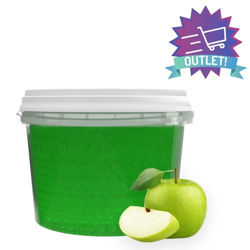 Preparato in polvere per Popping boba alla mela verde 3,2 Kg Yoooki