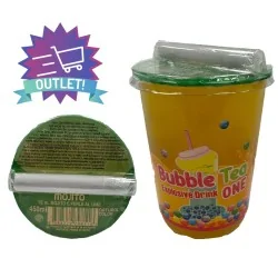 Bicchiere con Popping Boba Mojito Yoooki