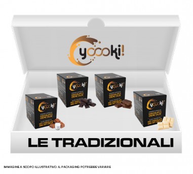 Acquista online Cioccolate Calde Professionali da Bar - Mix 60 Bustine Monodose in 4 gusti differenti - Le Tradizionali al miglior prezzo su 
