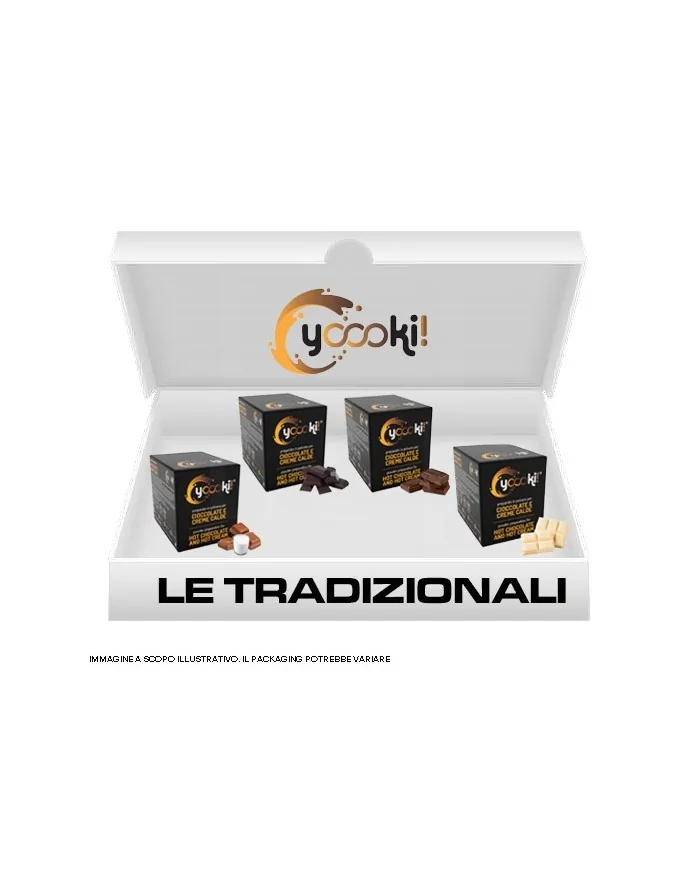 Cioccolate Calde Professionali da Bar - 60 Bustine Monodose - Yoooki