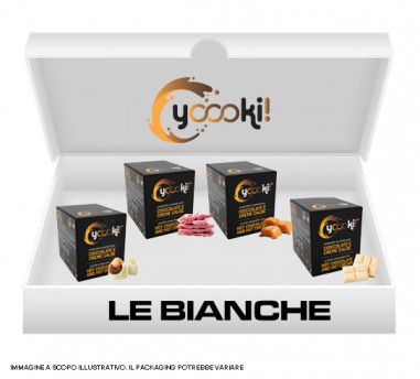 Acquista online Cioccolate Calde Bianche Professionali da Bar - Mix 60 Bustine Monodose in 4 gusti differenti - Le Bianche al miglior prezzo su 