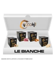 Mix Bustine Monodose Cioccolate Calde Bianche in 4 gusti - Yoooki