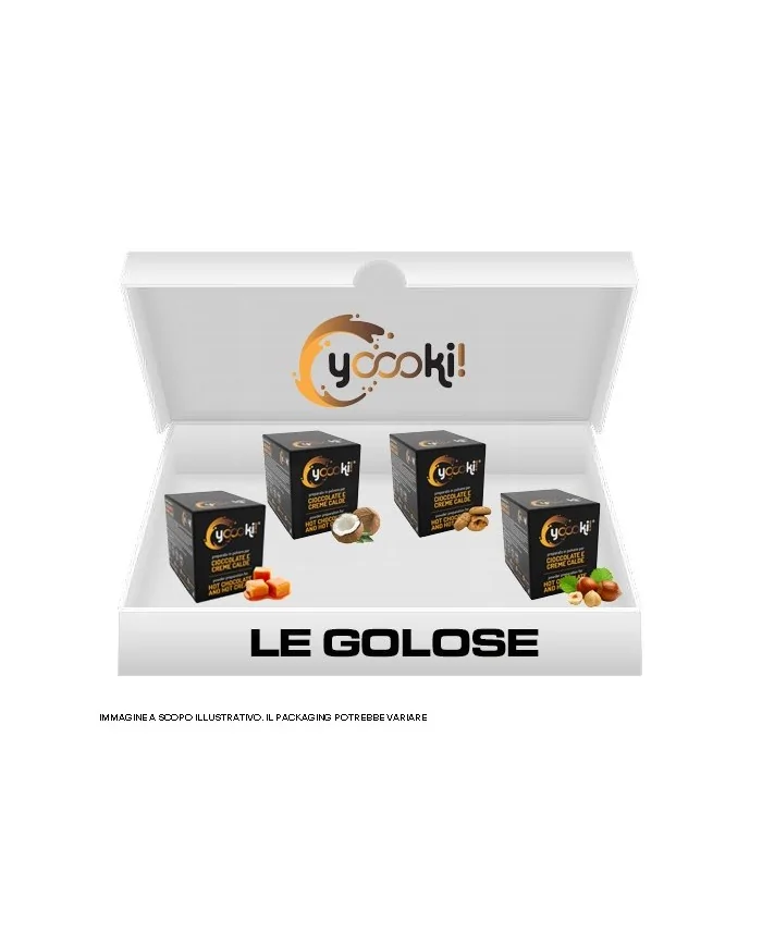 Mix Bustine Monodose Cioccolate Calde solubili 4 tipi - Yoooki